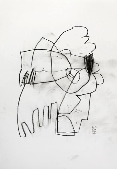 Dessin intitulée "FANTASIA V" par Luc Pierre, Œuvre d'art originale, Graphite