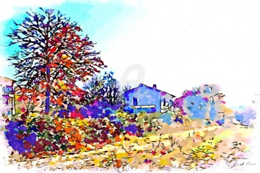 Vecchia stazione tra gli alberi