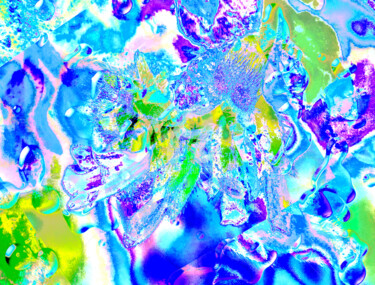 Photographie intitulée "Psychedelic's dream" par Françoise Aubert-Moreau, Œuvre d'art originale, Photographie numérique