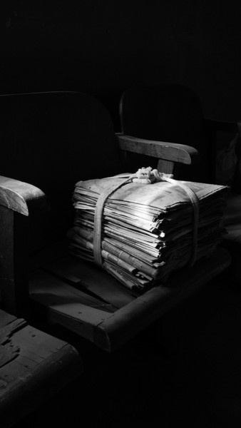 摄影 标题为“old newspapers” 由Artem Lebedev, 原创艺术品, 数码摄影
