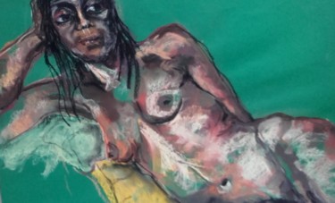 Dessin intitulée "Spleen" par Marijo Ponce Fest, Œuvre d'art originale, Pastel