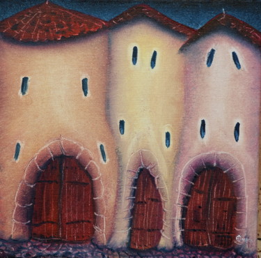 Pintura titulada "Трио" por Oleg Sidorov, Obra de arte original, Oleo
