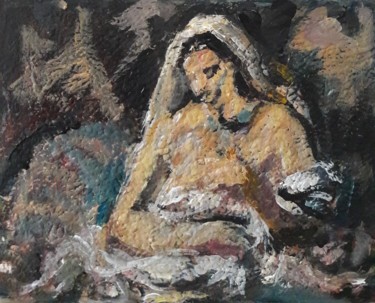 「la douceur de l'épo…」というタイトルの絵画 Sam Keusseyanによって, オリジナルのアートワーク, アクリル