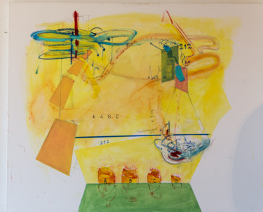 Pintura titulada "Yellow" por Daniel Bottero, Obra de arte original, Oleo