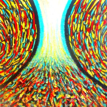 Peinture intitulée "HOPE for everyone" par Marianne Charlotte Mylonas-Svikovsky (Marlo), Œuvre d'art originale, Acrylique