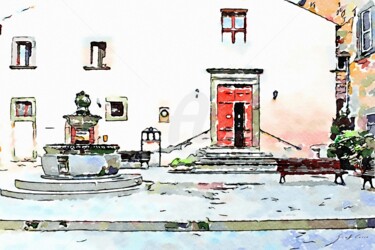 Piazza con fontana