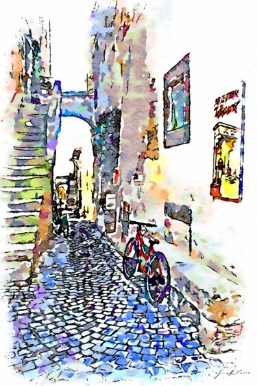 Bicicletta nel vicolo