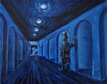 绘画 标题为“The Doors That Open…” 由Igor Pozdnyakov, 原创艺术品, 油