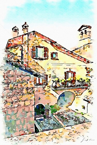 Scorcio di abitazioni