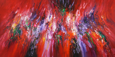 Red Daydream XXL 2 Schilderij getiteld "Red Daydream XXL 2" door Peter Nottrott, Origineel Kunstwerk, Acryl