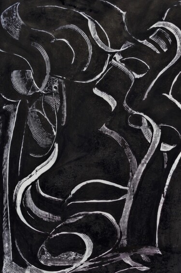 绘画 标题为“sens titre_-"” 由Francisco  Duart Mendes, 原创艺术品, 墨