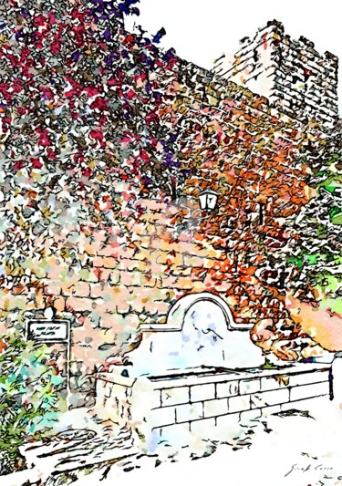 Fontana, mura e torre