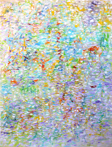 Reflets dans l'eau Peinture intitulée "Reflets dans l'eau" par Jean Mirre, Œuvre d'art originale, Huile Monté sur Châssis en bois