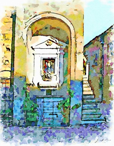 Nicchia con edicola votiva