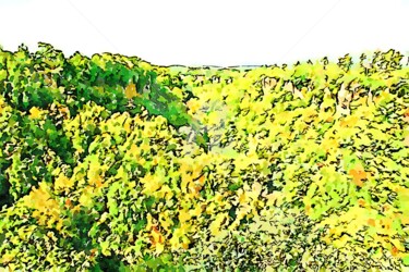 Paesaggio con bosco