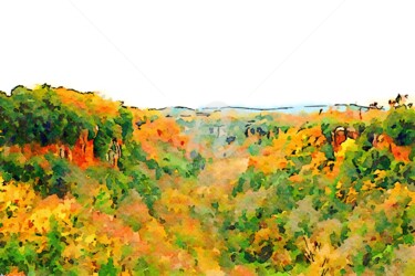 Vallata con bosco autunnale (2)