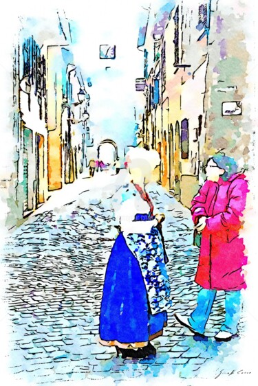 Donna in costume tradizionale