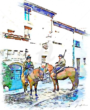 Butteri a cavallo