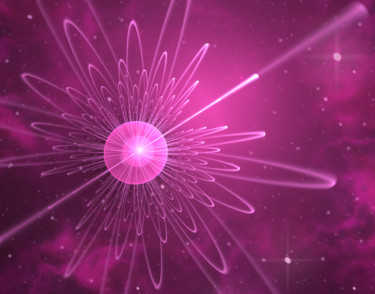 Digital Arts titled "Space corpuscle" by Art$Art, Original Artwork, Digital Painting