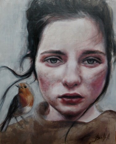 Painting titled "Il contatto III / C…" by Federica Belloli, Original Artwork, Acrylic