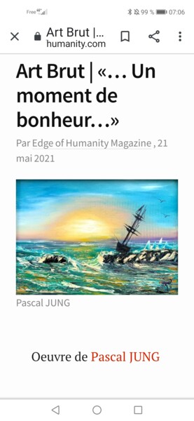 Peinture intitulée "No Middleman humani…" par Pascal Jung, Œuvre d'art originale, Huile