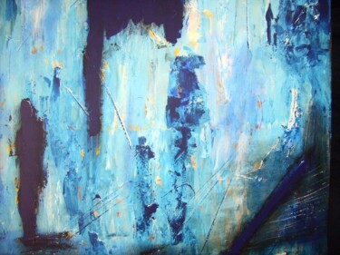 Pintura titulada "Contenu latent" por Bruno Briatte, Obra de arte original, Oleo