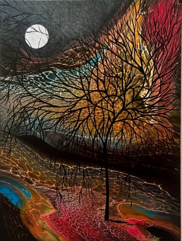 Pintura titulada "Fall Colors 3" por Teresa Kosakowska-Cholody, Obra de arte original, Acrílico