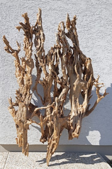 Sculpture titled "Decorative pine scu…" by Jozef Sedmak, Original Artwork, Wood