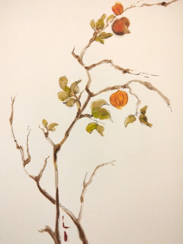 제목이 "Flower 1"인 그림 Lorena Iavorschi로, 원작, 기름