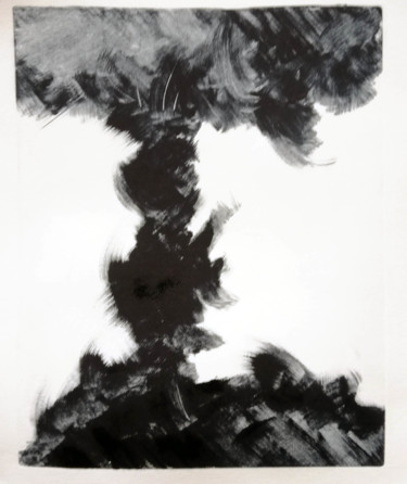 Prenten & gravures getiteld "tornade 023" door Antoine Marelle, Origineel Kunstwerk, Monotype