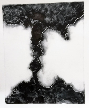 tornade 025 Prenten & gravures getiteld "tornade 025" door Antoine Marelle, Origineel Kunstwerk, Monotype