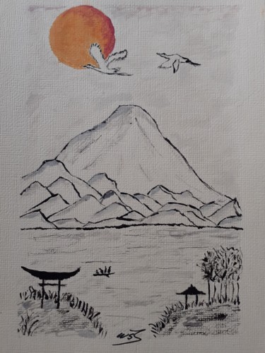 Voyage Pintura titulada "Voyage" por Mf Arts-Créations, Obra de arte original, Acrílico