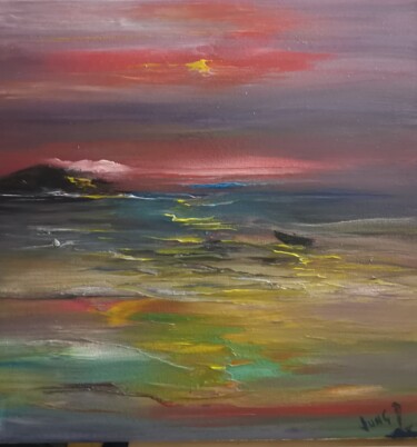 Peinture intitulée "Sorrow (NC)" par Pascal Jung, Œuvre d'art originale, Huile