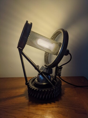 设计 标题为“lampe téléscope” 由Anthonin Dusseaux (DUSSBAR), 原创艺术品, 泛光灯