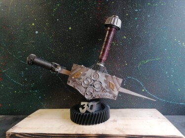Design titled "marteau de Thor" by Anthonin Dusseaux (DUSSBAR), Original Artwork, Table art