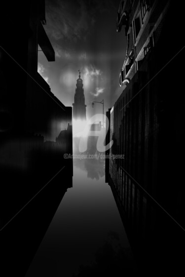 Beffroi d'Arras en l'évitation Photographie intitulée "Beffroi d'Arras en…" par David Penez, Œuvre d'art originale, Photographie numérique