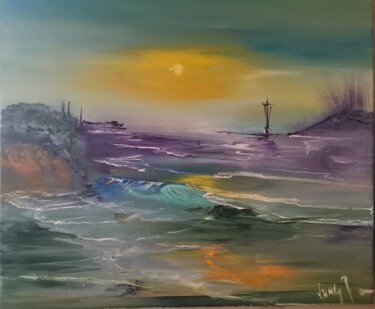 Peinture intitulée "Quiet dream" par Pascal Jung, Œuvre d'art originale, Huile
