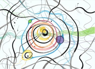 Blot | Number 6 Drawing titled "Blot | Number 6" by Ivan Klymenko, Original Artwork, Conté