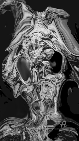 Drawing titled "A horse with no name" by Andrew Walaszek, Original Artwork, 2D Digital Work
