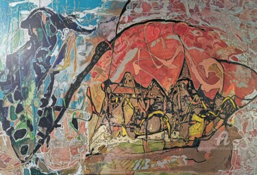 绘画 标题为“LoSa” 由Guylaine Bisson (GuyL'ART), 原创艺术品, 丙烯