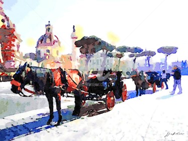 Cavallo con botticella