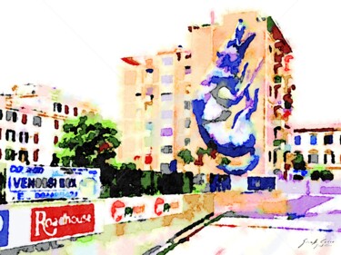 Palazzo con street art