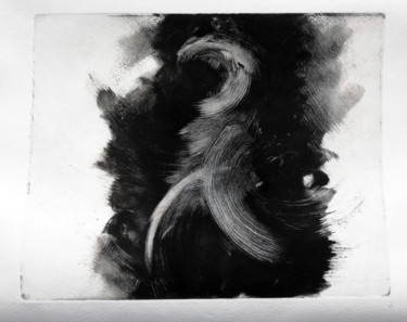 Prenten & gravures getiteld "mouvement 02" door Antoine Marelle, Origineel Kunstwerk, Monotype