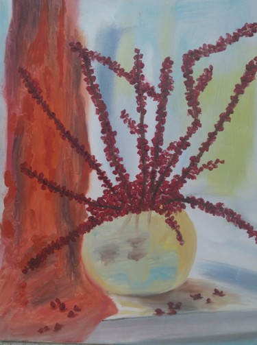 "Kır çiçekleri" başlıklı Tablo Esma Dinçer tarafından, Orijinal sanat, Petrol