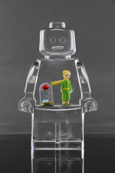 ROBOCLUSON LE PETIT PRINCE 3 雕塑 标题为“ROBOCLUSON LE PETIT…” 由Vincent Sabatier (VerSus), 原创艺术品, 树脂