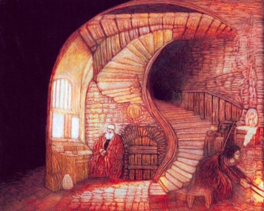 绘画 标题为“Philosopher in medi…” 由Martin Ashkhatoev, 原创艺术品, 丙烯