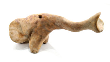 Sculpture intitulée "ELEPHANT XXII" par Aare Freimann, Œuvre d'art originale, Céramique
