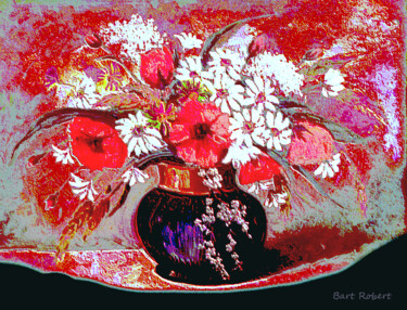 数字艺术 标题为“Felblumen” 由Roberto Bartoccini, 原创艺术品, 数字油画