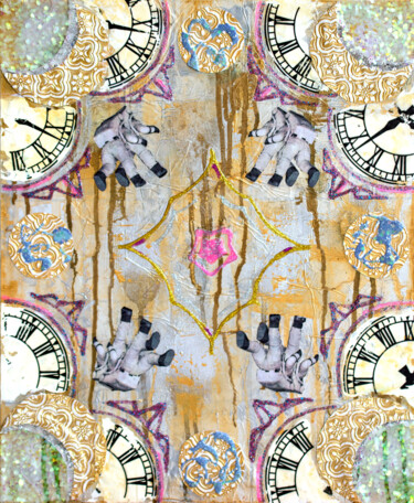 Kaleidoscope Barrage 绘画 标题为“Kaleidoscope Barrage” 由Brittany Ellis, 原创艺术品, 丙烯