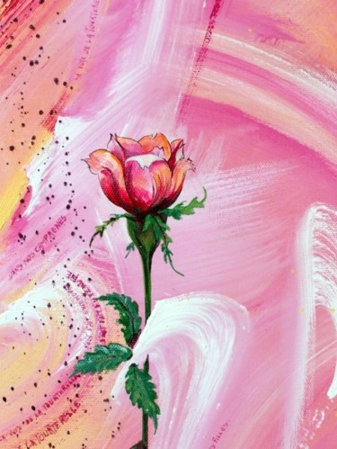 Peinture intitulée "... zoom  tempête m…" par Anne-Frédérique Ferret, Œuvre d'art originale